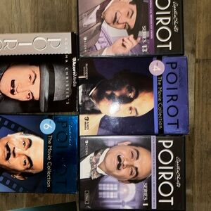 Collection of Poirot DVDs Agatha Christie